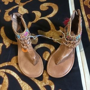 Girls Gladiator Sandals Size 11